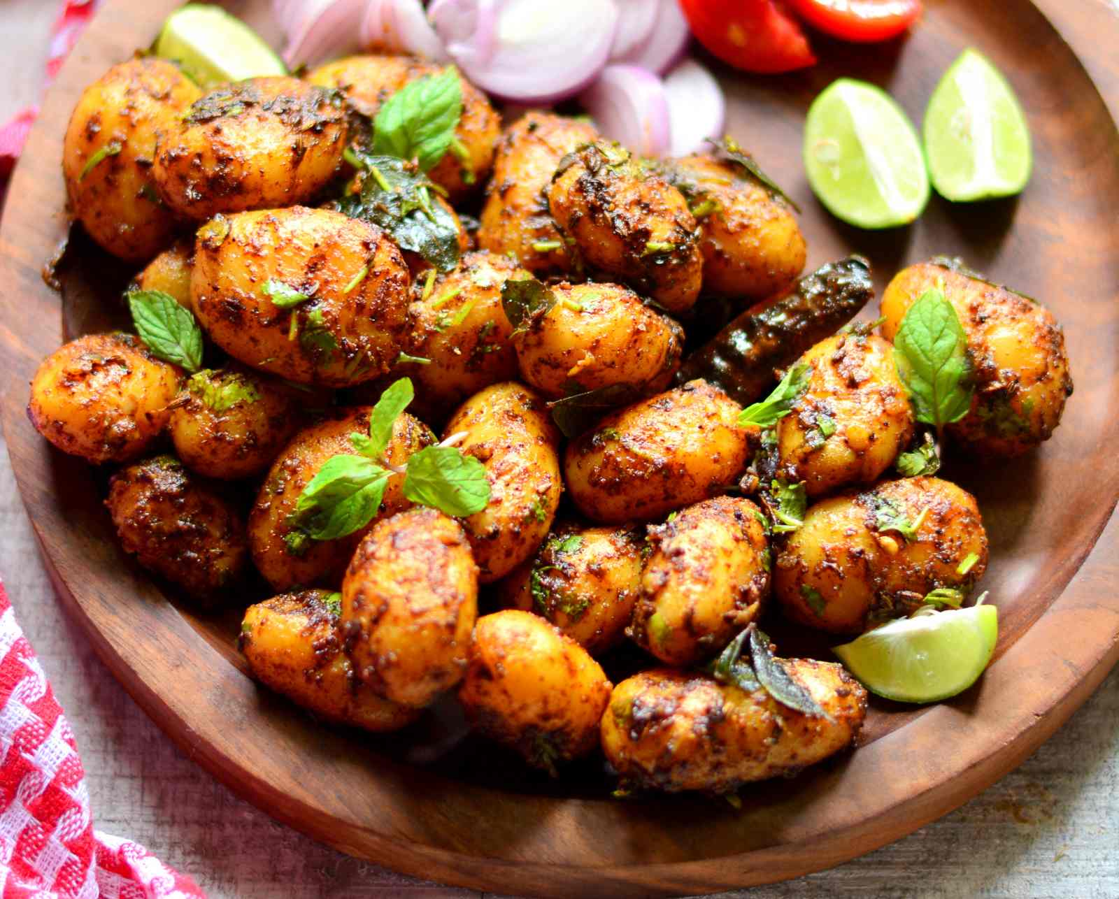Spicy and Tasty Baby Potatoes